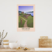 Great Glen Way Scotlands Great Trails Poster ポスター (キッチン)