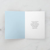 Great Granddaughte Happy January Birthday Owl Cake カード (内部)