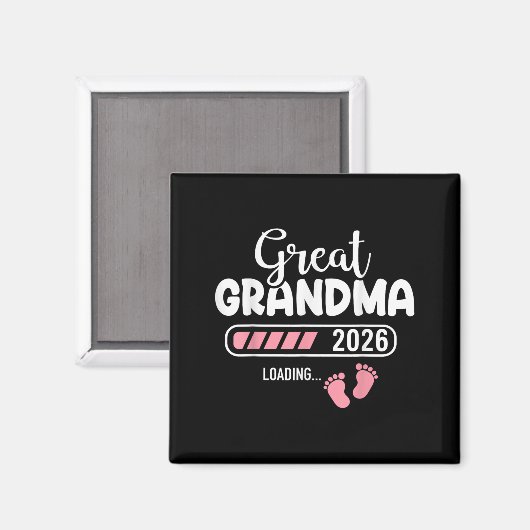 Great Grandma 2026 Loading  マグネット (正面/裏面)