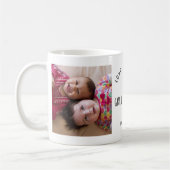 Great Grandma Grandkids Love 2 Photo Collage コーヒーマグカップ (左)