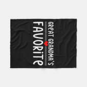 Great Grandmas Favorite  フリースブランケット (正面(横))