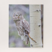 Great Gray Aspen Tree Branch ジグソーパズル (縦)