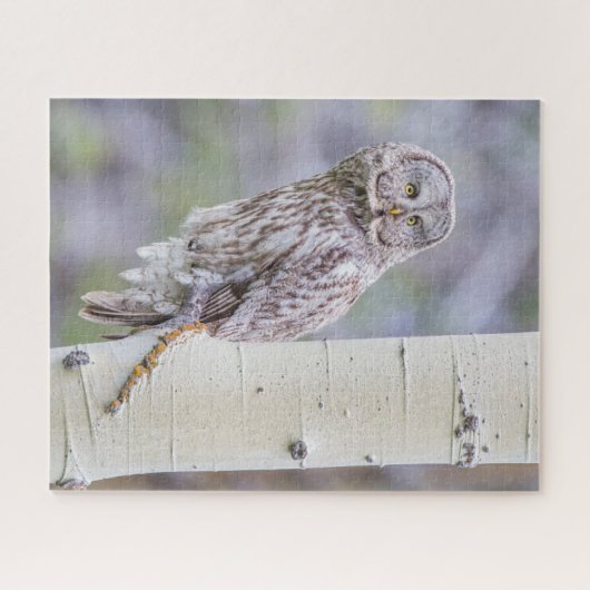 Great Gray Aspen Tree Branch ジグソーパズル (横)