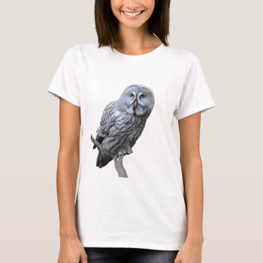 Great Gray Owl Tシャツ (正面)