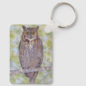 Great Horned Owl キーホルダー (裏面)