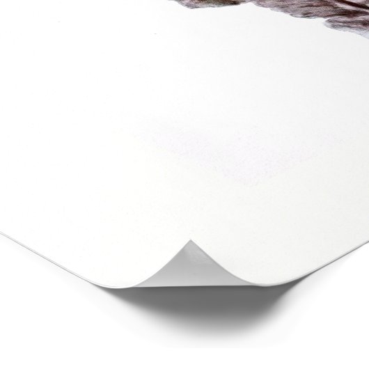 Great Horned Owl ポスター (角)