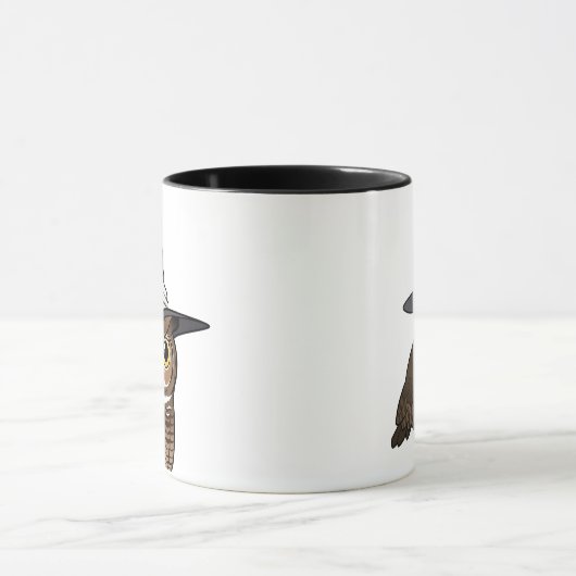 Great Horned Owl Witch! マグカップ (中央)