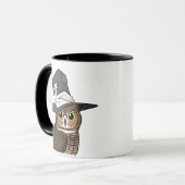 Great Horned Owl Witch! マグカップ (正面左)