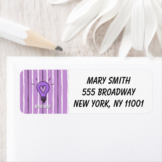 Great Idea! - Return Address Labels ラベル (インサイチュ)