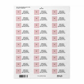 Great Idea! - Return Address Labels ラベル (フルシート)