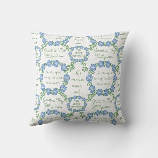 Great is Thy Faithfulness クッション (裏面)