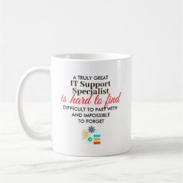 Great IT Support Specialist Personalized Name Gift コーヒーマグカップ