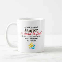 Great Janitor Personalized Name Gift コーヒーマグカップ