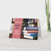 Great Job! DEAN'S LIST Scholar congrats card カード (正面)