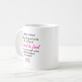 Great Kindergarten Teacher Personalized Gift コーヒーマグカップ (正面左)