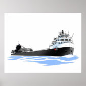 Great Lakes Freighter Benson Ford (2) ポスター (正面)
