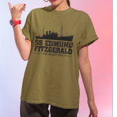 Great Lakes Ship T-Shirt,SS Edmund Fitzgerald Gift トライブレンドＴシャツ