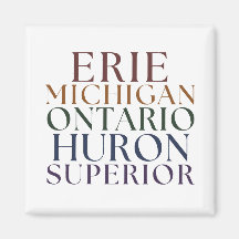 Great Lakes State Magnet Stocking Stuffer