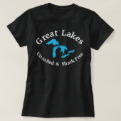 Great Lakes Unsalted & Shark Free  Tシャツ (デザイン正面)