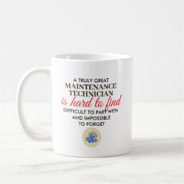 Great Maintenance Technicia Personalized Name Gift コーヒーマグカップ