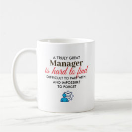 Great Manager Personalized Name Gift コーヒーマグカップ