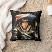 Great Mega King USA Flag Proud Ultra Maga Trump   クッション (ブランケット)