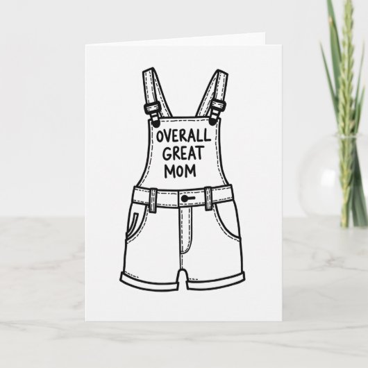 Great Mom Shortalls Art Card カード (正面)