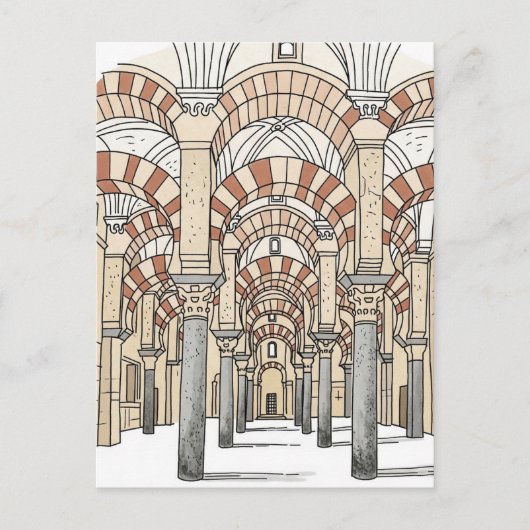 Great Mosque of Cordoba Spain Travel ポストカード (正面)