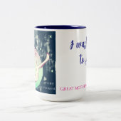 GREAT MOTHER MARCH "Born to Fly" Mug ツートーンマグカップ (中央)
