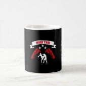 Great Muay Thai Fighting Design Mma Training Kickb コーヒーマグカップ (中央)