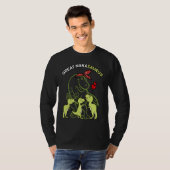 Great Nanasaurus Great Nana Tyrannosaurus Dinosaur Tシャツ (正面フル)