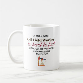 Great Oil Field Worker Personalized Name Gift コーヒーマグカップ