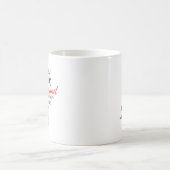 Great Painter Personalized Name Gift コーヒーマグカップ (中央)