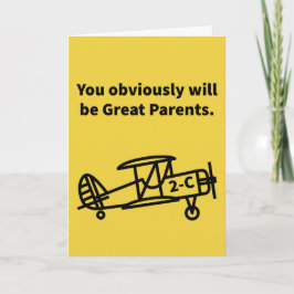 Great Parents Plane 2-C Pregnancy カード