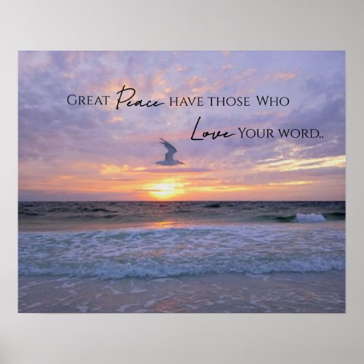 Great Peace Pastel Pastel sunset ポスター (正面)