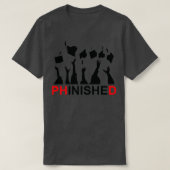 Great Phinished Phd Funny Doctorate Graduation 7 Tシャツ (デザイン正面)