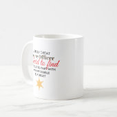 Great Police Officer Personalized Name Gift コーヒーマグカップ (正面左)