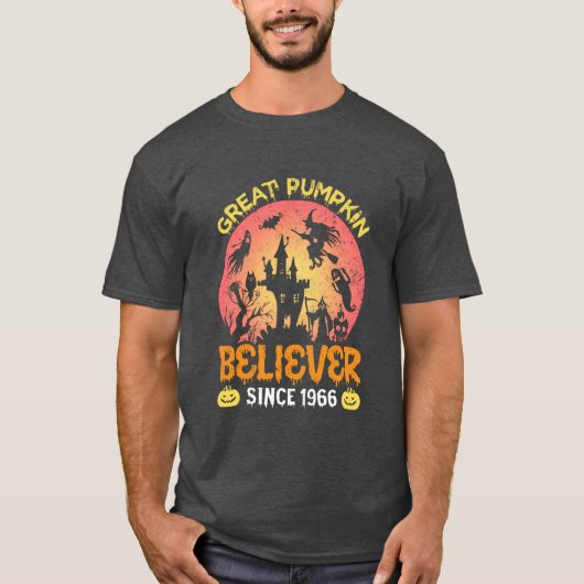 GREAT PUMPKIN BELIEVER SINCE  1966 Tシャツ (正面)
