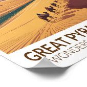 Great Pyramid of Giza Seven Wonders of the World ポスター (角)