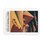 Great Pyramid of Giza Seven Wonders of the World マグネット (横)