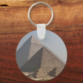 Great Pyramids of Giza under clear blue, Egypt キーホルダー (正面)