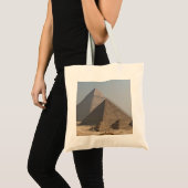 Great Pyramids of Giza under clear blue, Egypt トートバッグ (正面(商品))