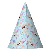 Great Pyrenees Birthday Party Hat Blue パーティーハット (裏面)
