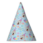Great Pyrenees Birthday Party Hat Blue パーティーハット (右)