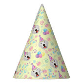Great Pyrenees Birthday Party Hat Yellow パーティーハット (左)