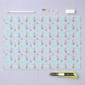 Great Pyrenees Birthday Tissue Paper in Blue 薄葉紙 (クラフト)