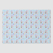 Great Pyrenees Birthday Tissue Paper in Blue 薄葉紙 (正面)