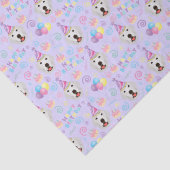Great Pyrenees Birthday Tissue Paper in Purple 薄葉紙 (詳細)