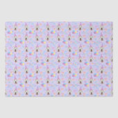 Great Pyrenees Birthday Tissue Paper in Purple 薄葉紙 (正面)