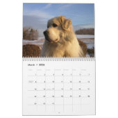 Great Pyrenees Calendar カレンダー (3月 2026)